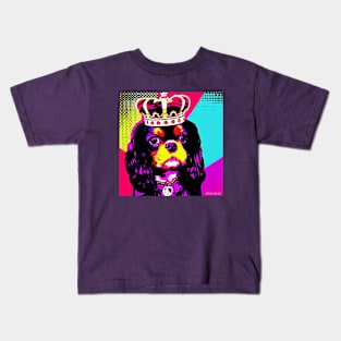 Cavalier King Charles Spaniel Pop Art Kids T-Shirt